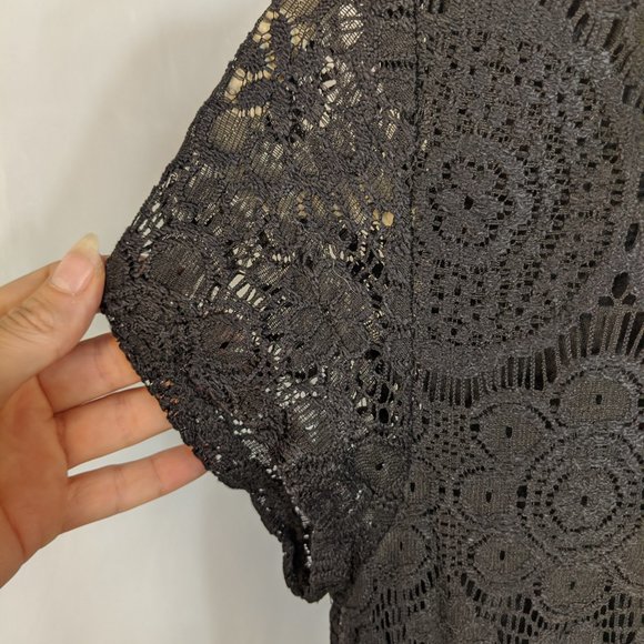 Laundry by Shelli Segal Black Lace Shift Dress - 4 - Picture 6 of 9